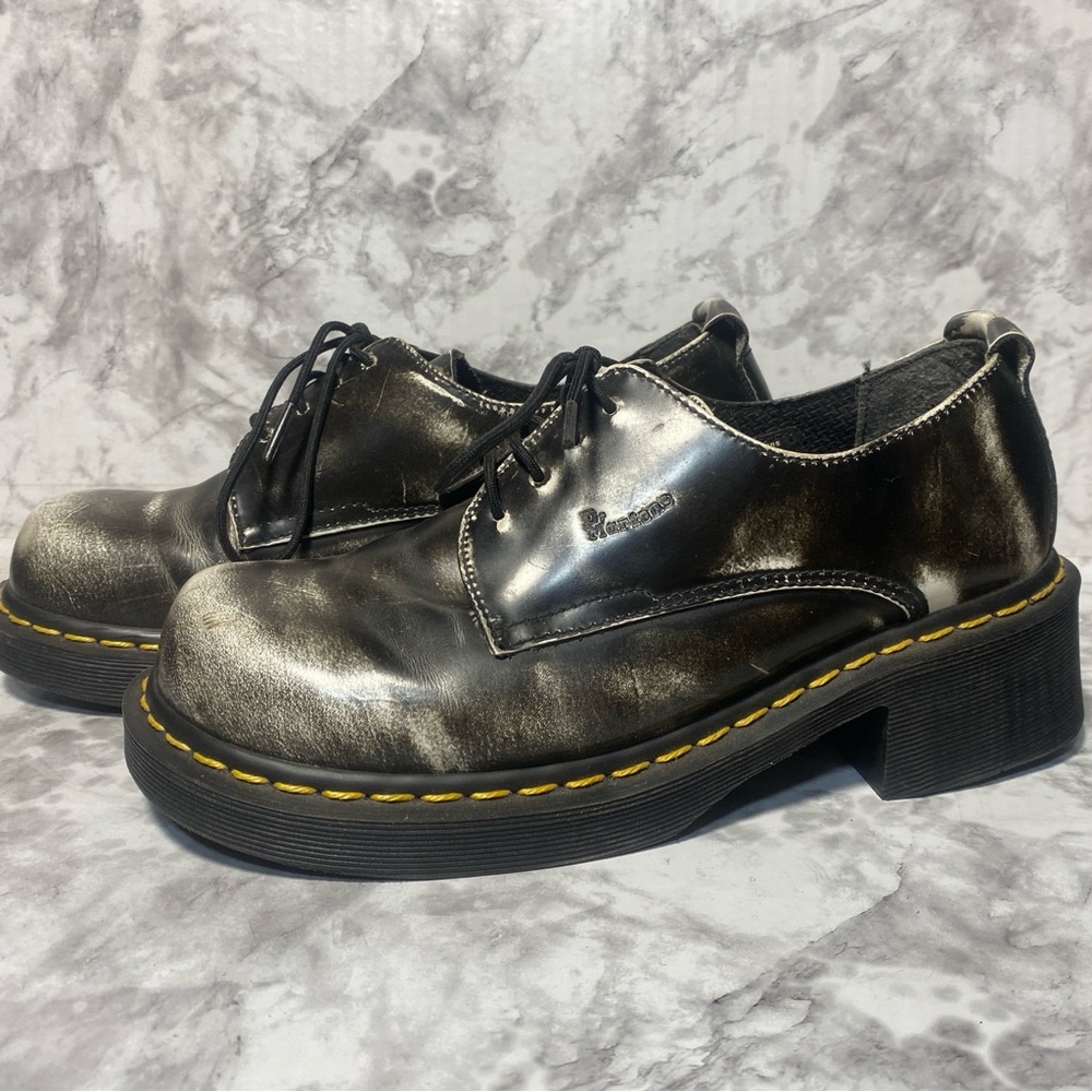 Dr Martens black rub off 13283 size 8